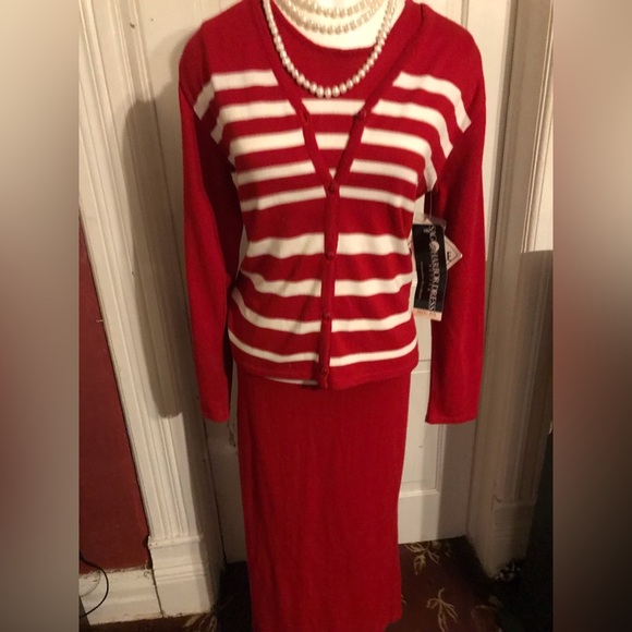 NWT,  2 pc SAG Harbor Dress , size: P/S , Length 48”  long. - Picture 5 of 15